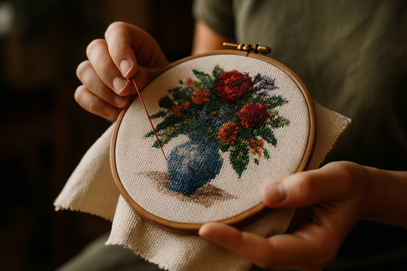 Pourquoi certaines broderies au point de croix deviennent des œuvres d’art ?