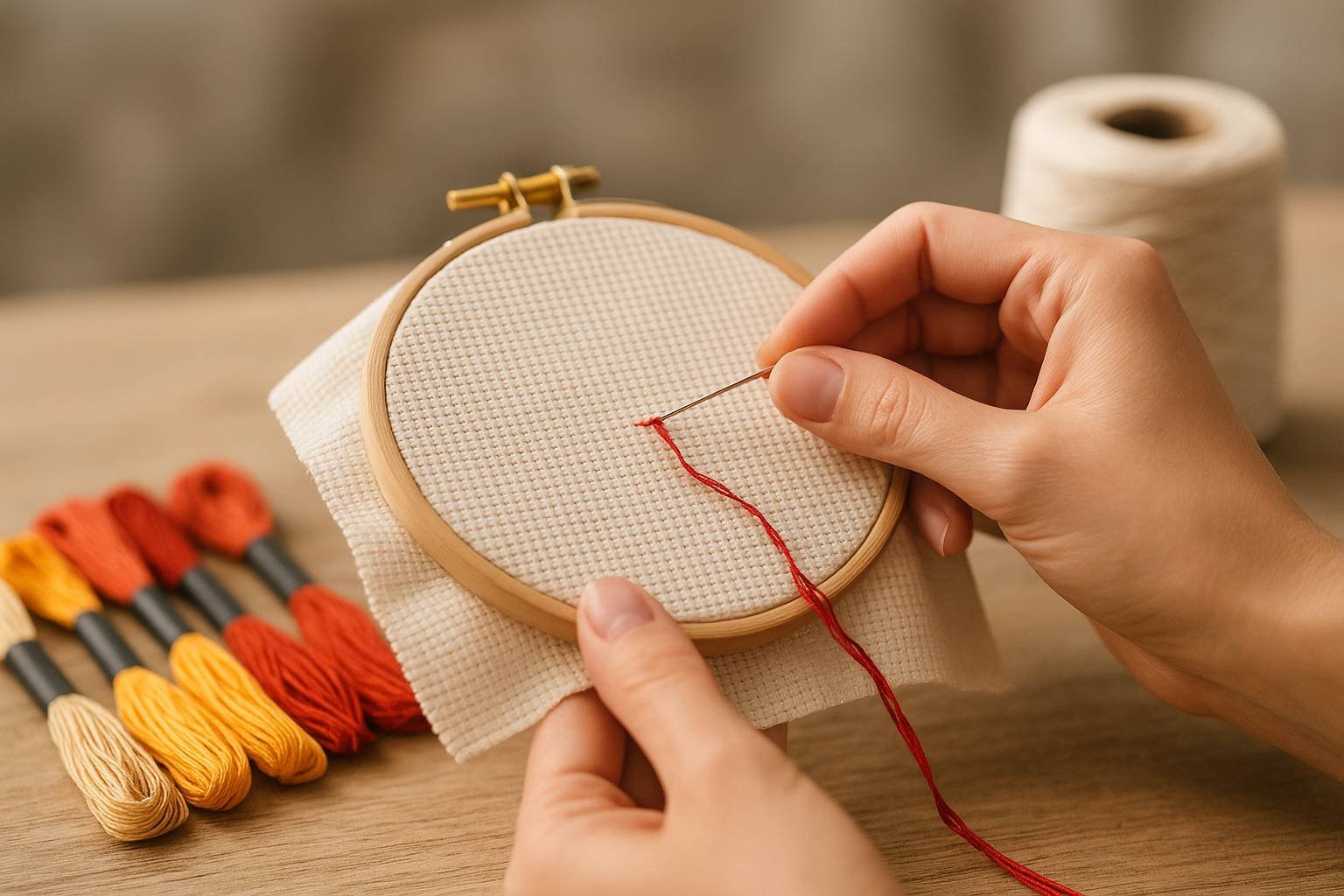 Comment choisir la toile et les fils parfaits pour vos créations au point de croix