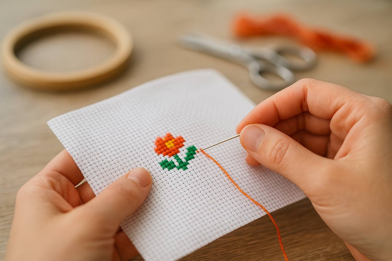 Créez votre premier tableau au point de croix grâce à ce guide pas à pas et ses grilles gratuites