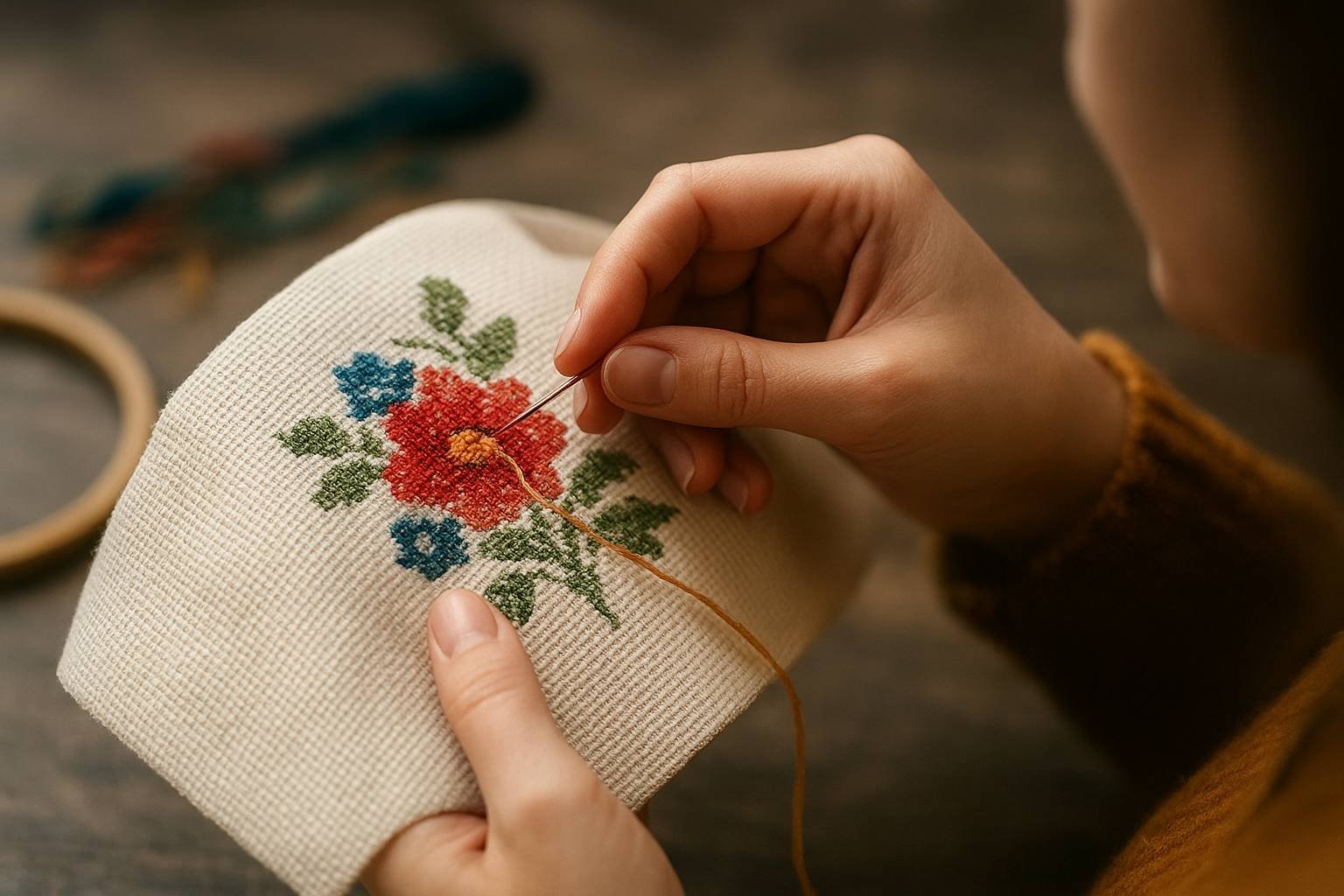 Pourquoi le point de croix revient-il à la mode en 2025 ?